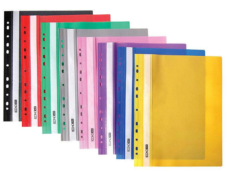 

Скоросшиватель с перфорацией А4 / Economix,, Разные цвета