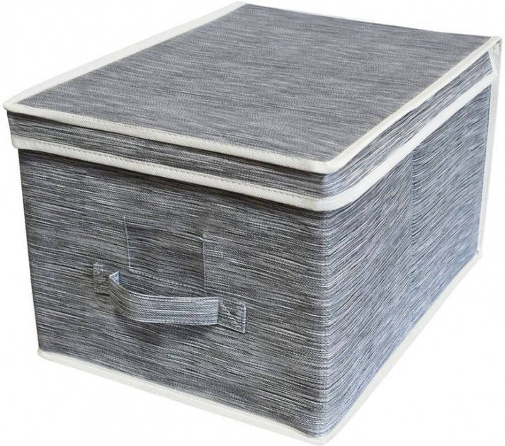 

Короб для хранения с крышкой, Серый