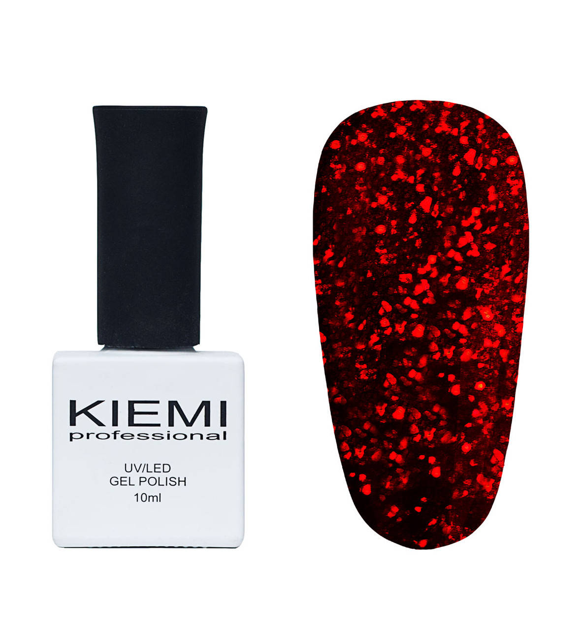 

Гель-лак Kiemi professional № 231 насичений бордовий з блискіткою, 10ml