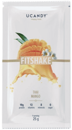 

Протеиновый коктейль Ucandy FitShake Sachet Тайский Манго (25 грамм)