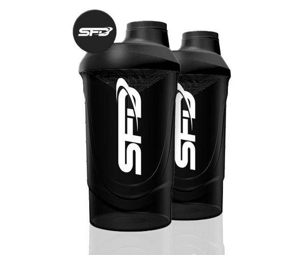 

Черный шейкер для размешивания Shaker Black SFD Nutrition 600мл