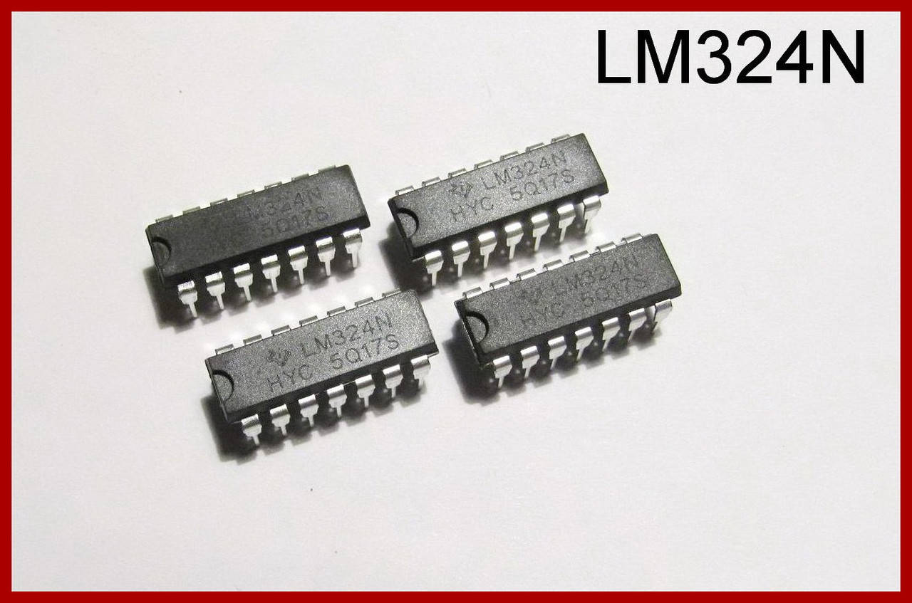 

LM324N, 4-х канальный ОУ.