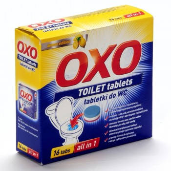 

Таблетки для туалета тройного действия "OXO lemon edition" 16 шт