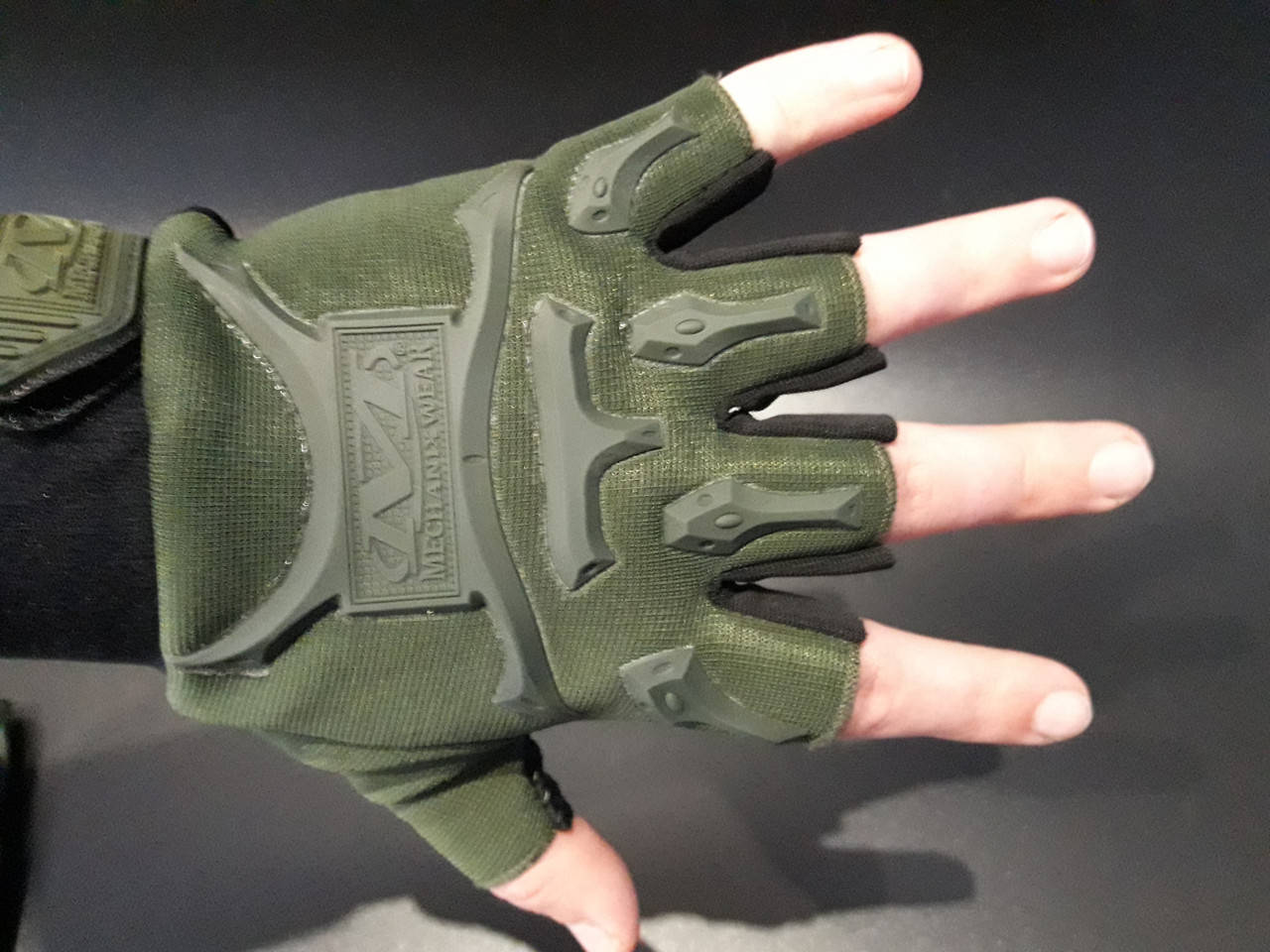 

Перчатки тактические без пальцев Mechanix Летние масла L Военные ВСУ