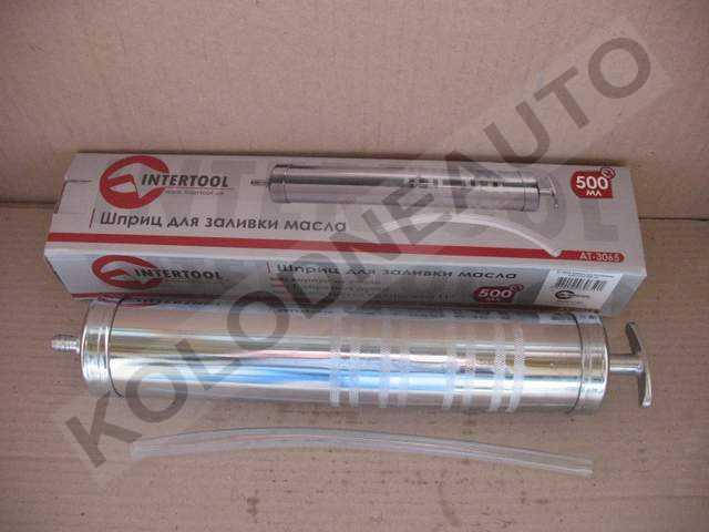 

Шприц для залива сливочного масла (Intertool) 500мл.