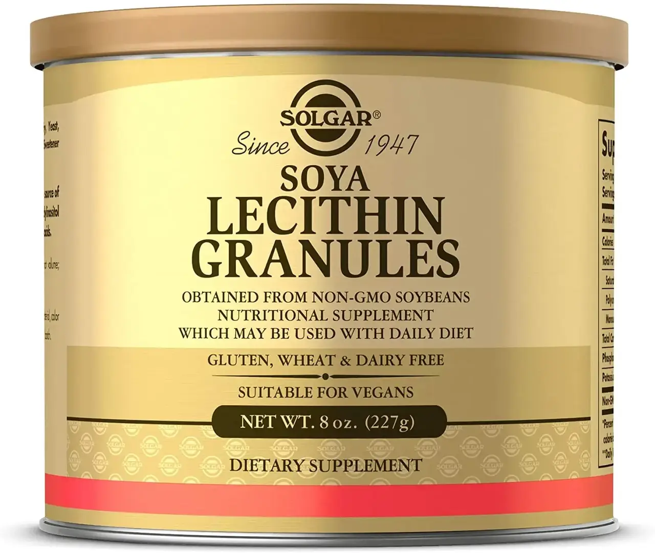 

Лецитин, Lecithin Granules (Soya), Solgar, 227 г (SOL-01560)
