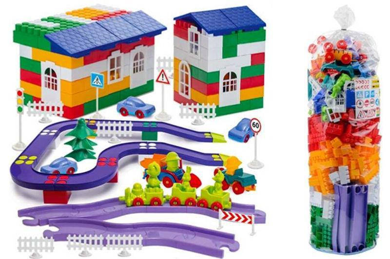 

Большой Конструктор Лидер COLOR PLAST № 9 450 деталей