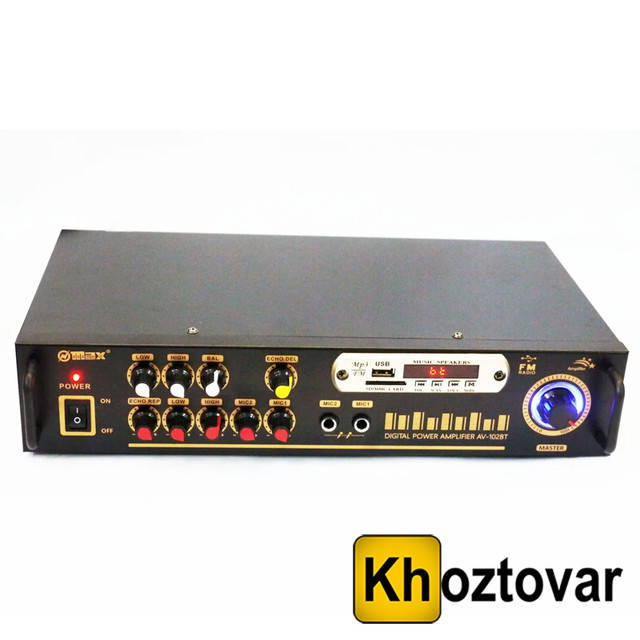 

Усилитель звука Max AV-102BT 2х100W