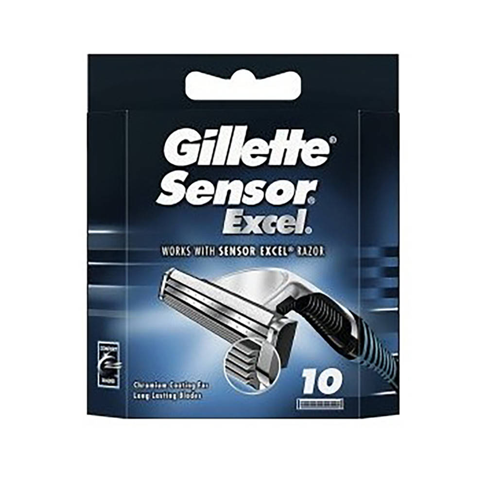 

Сменные картриджи Gillette Sensor Excel 10 шт (3014260216665)