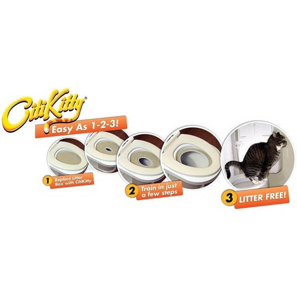 

Приучатель кошек к унитазу Citi Kitty, поспеши