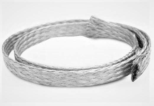 

Лента-оплетка, Плетенка. ширина 2 мм. длинна 1 метра.