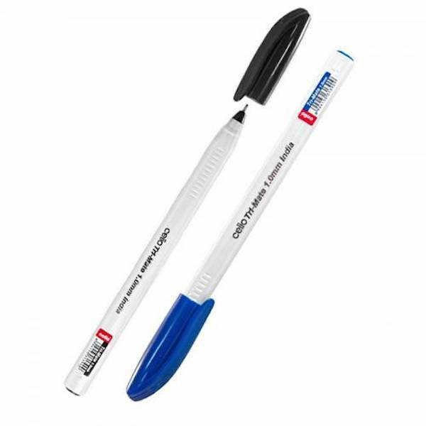 

Ручка шариковая Tri mate синий/черный 1 мм