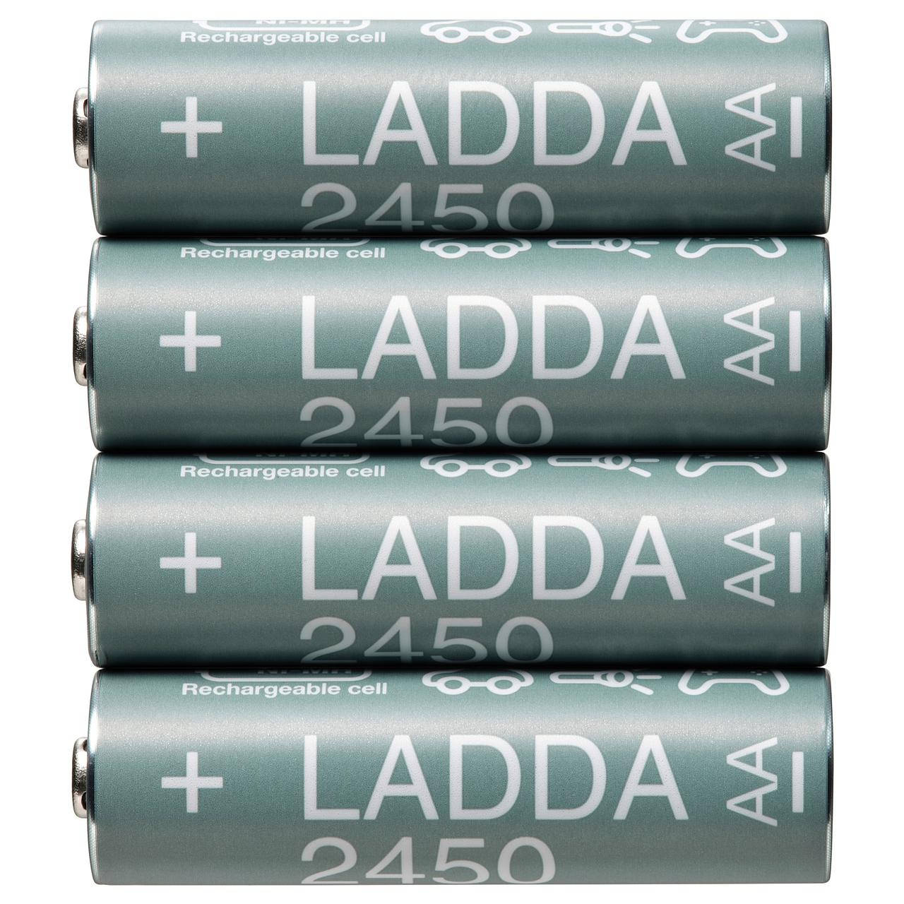 

Аккумуляторная батарейка IKEA LADDA 2450 мАч AA 1.2V (505.046.92)