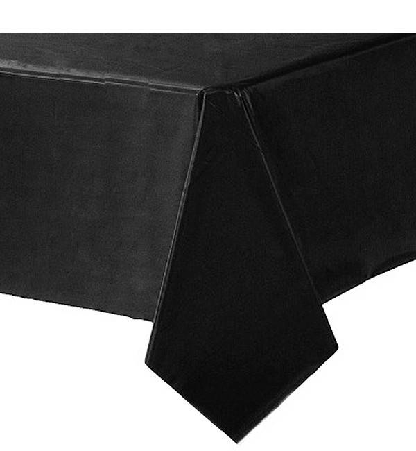 

Скатерть "Black" 137х274 см., качественный полиэтилен, США, Черный