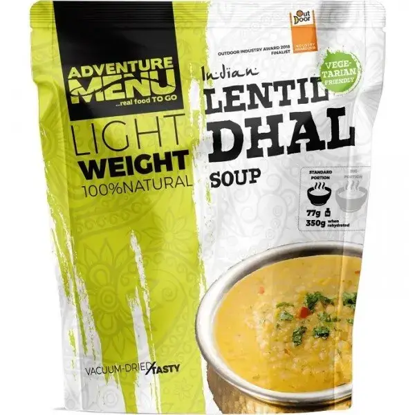 

Острый суп с чечевицей Adventure Menu Lentil Dhal (soup) 77 г (AM 211)