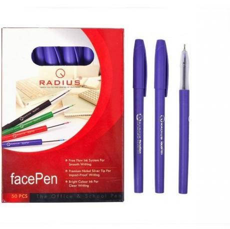 

Ручка "FaсePen" RADIUS 50 штук, фиолетовая