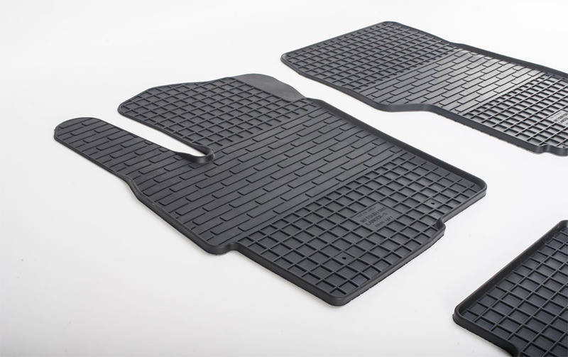 

Резиновые коврики Mitsubishi Lancer X 07- (передние - 2 шт) 1013032 Stingray, Черный