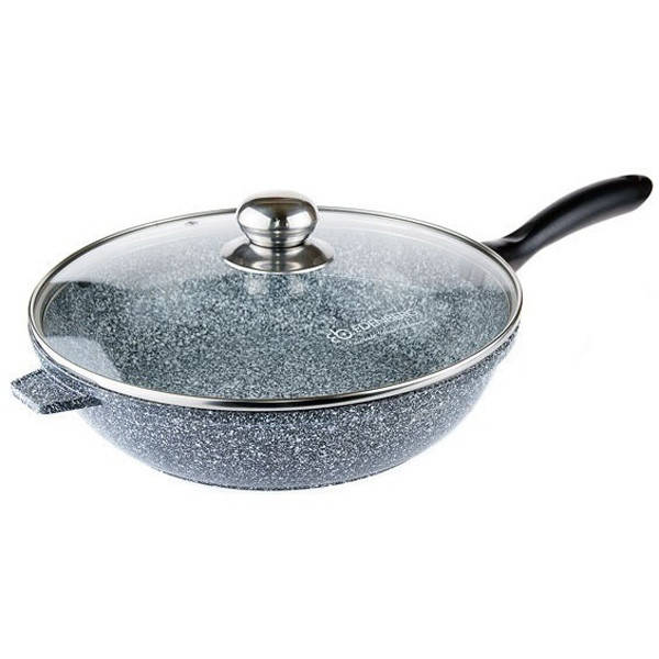 

Сковорода глубокая 28 см / 3.3 л гранитное антипригарное покрытие Edenberg EB-8022