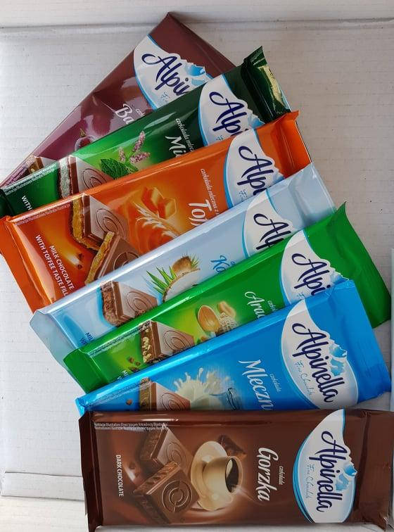 

Шоколад Alpinella 100г Апьпінелла шоколадка,є тільки кокос
