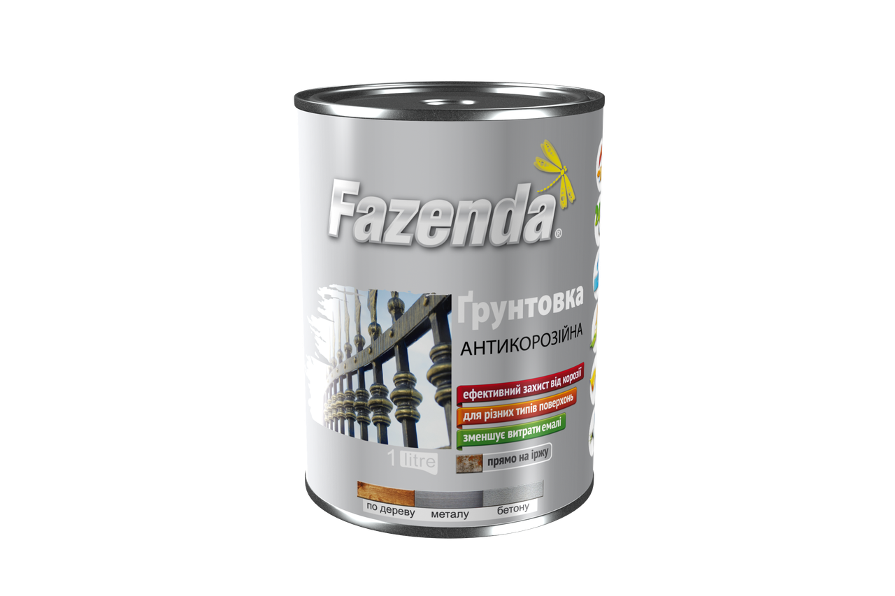 

Грунтовка алкидная ГФ-021 Fazenda антикоррозионная