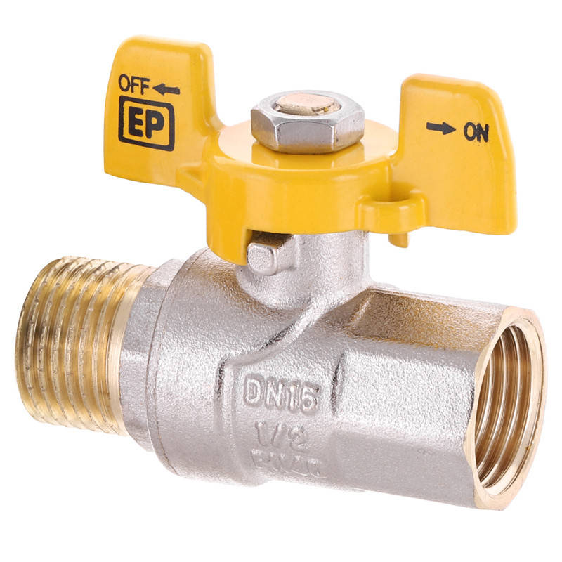 

Кран шаровый 1/2" ГШБ ГАЗ Europroduct, Желтый