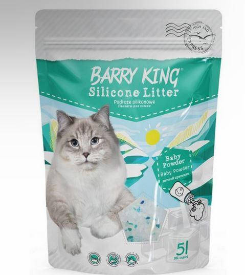 

Barry King Барри Кинг Silicone Litter Baby Powder 5 л Наполнитель силикагелевый для туалета, пудра