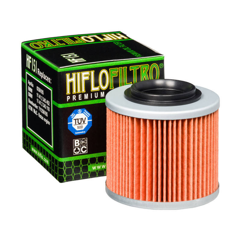 

HIFLO МАСЛЯНЫЙ ФИЛЬТР HF 151 BMW F 650/ APRILIA 600/650 (50)/HF151