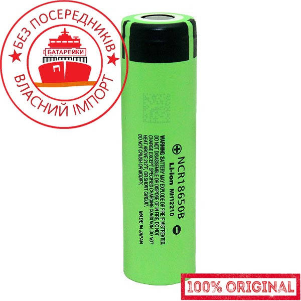 

Аккумулятор Li-ion Panasonic 18650 B 3400 mAh
