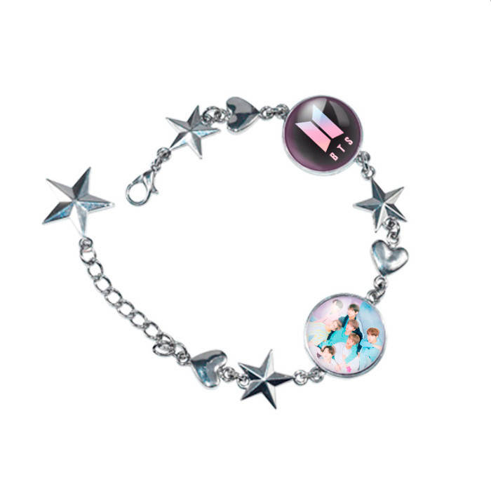 

Браслет BTS K-POP БТС A.R.M.Y. Love BTS Бантаны (6958)