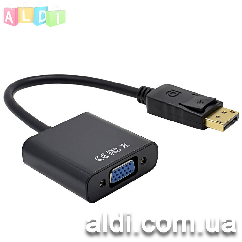 

Переходник-адаптер DisplayPort - VGA. Гарантия!