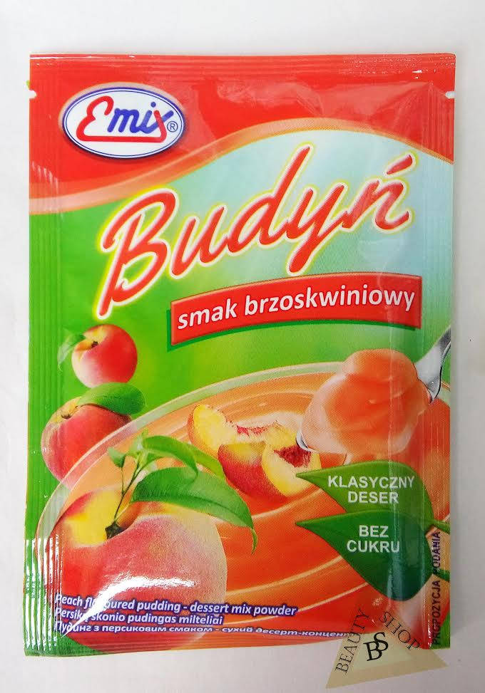 

Пудинг с персиковым вкусом сухой десерт концентрат 41 гр Emix Польша