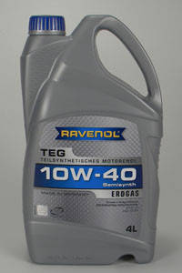 

Масло моторное Ravenol 10W40 TEG (под газ) 4л
