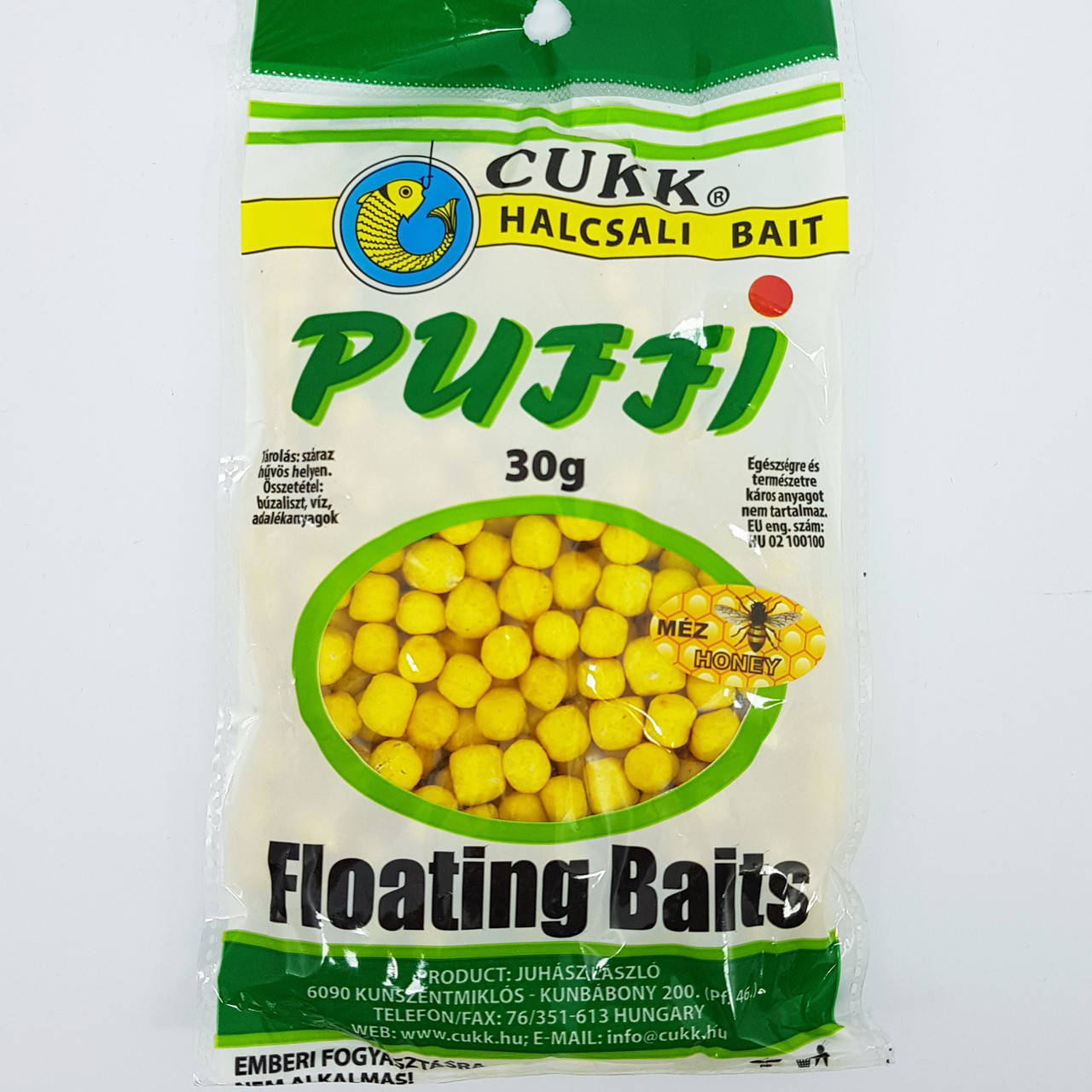 

Насадка тесто воздушное Cukk Puffi 30г 6-10мм (Мёд)