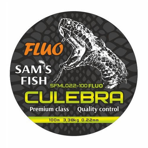 

Леска "Culebra FLUO" 100м*0.22мм флуоресцентная SFML022-100FLUO