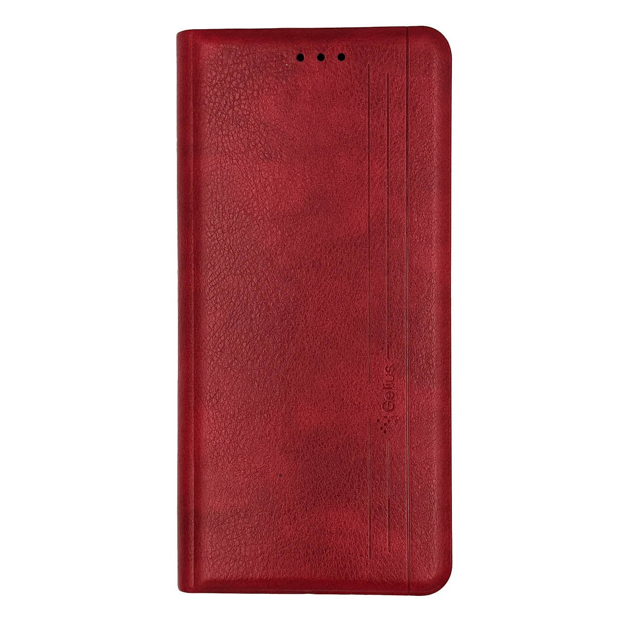 

Чехол книжка для Samsung A12 / A125F противоударный Gelius Case красный