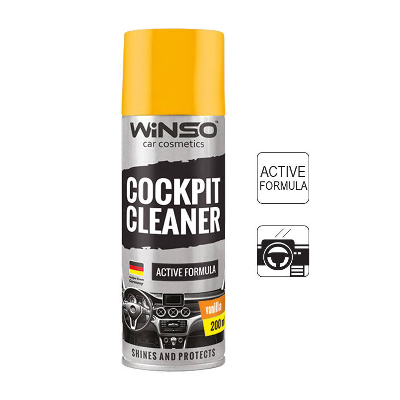 

Полироль пластика Winso Cockpit Cleaner ваниль 200мл (820230)