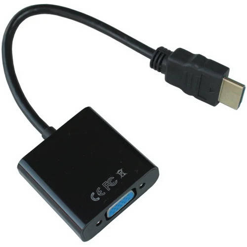 

Конвертер HDMI в VGA, штекер HDMI - гнездо VGA (Тип 3)