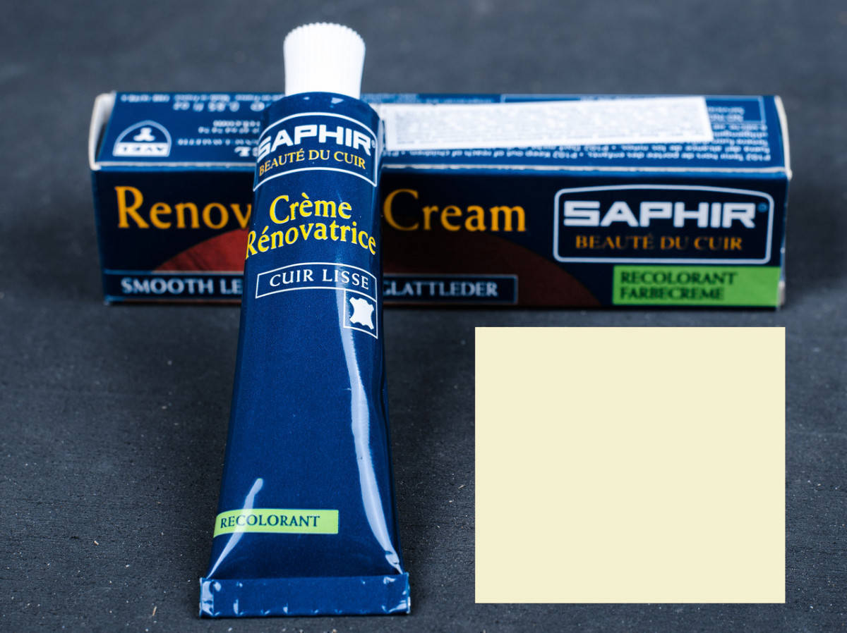 

Жидкая кожа Saphir Creme Renovatrice, 25 мл, цв. беловатый (63) (0851)