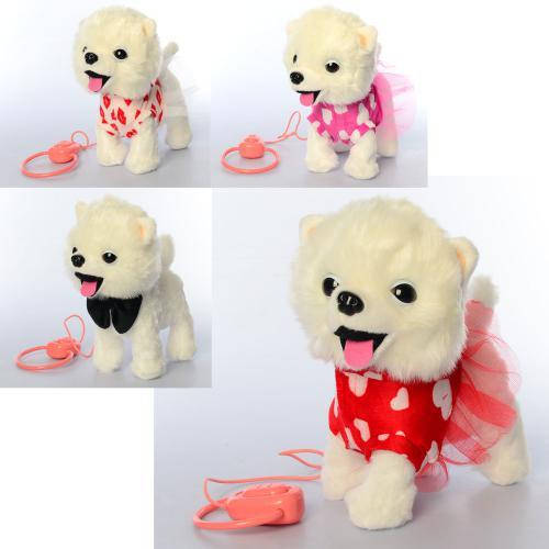 

Интерактивная Собачка Шпиц на поводке