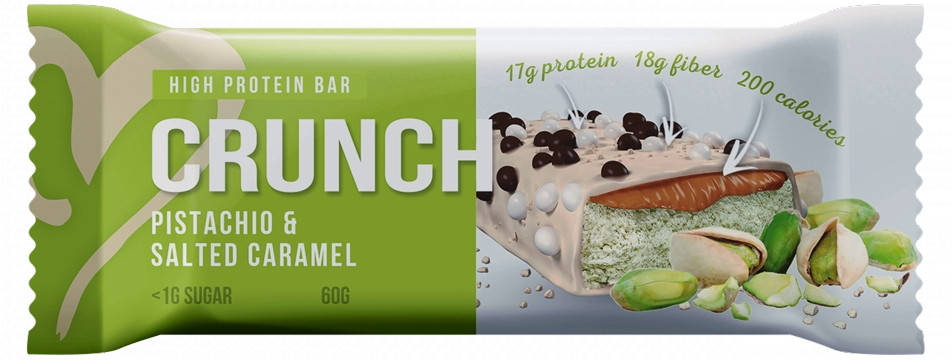 

Протеиновый батончик BootyBar Cranch Фисташка с Соленой Карамелью (50 грамм)