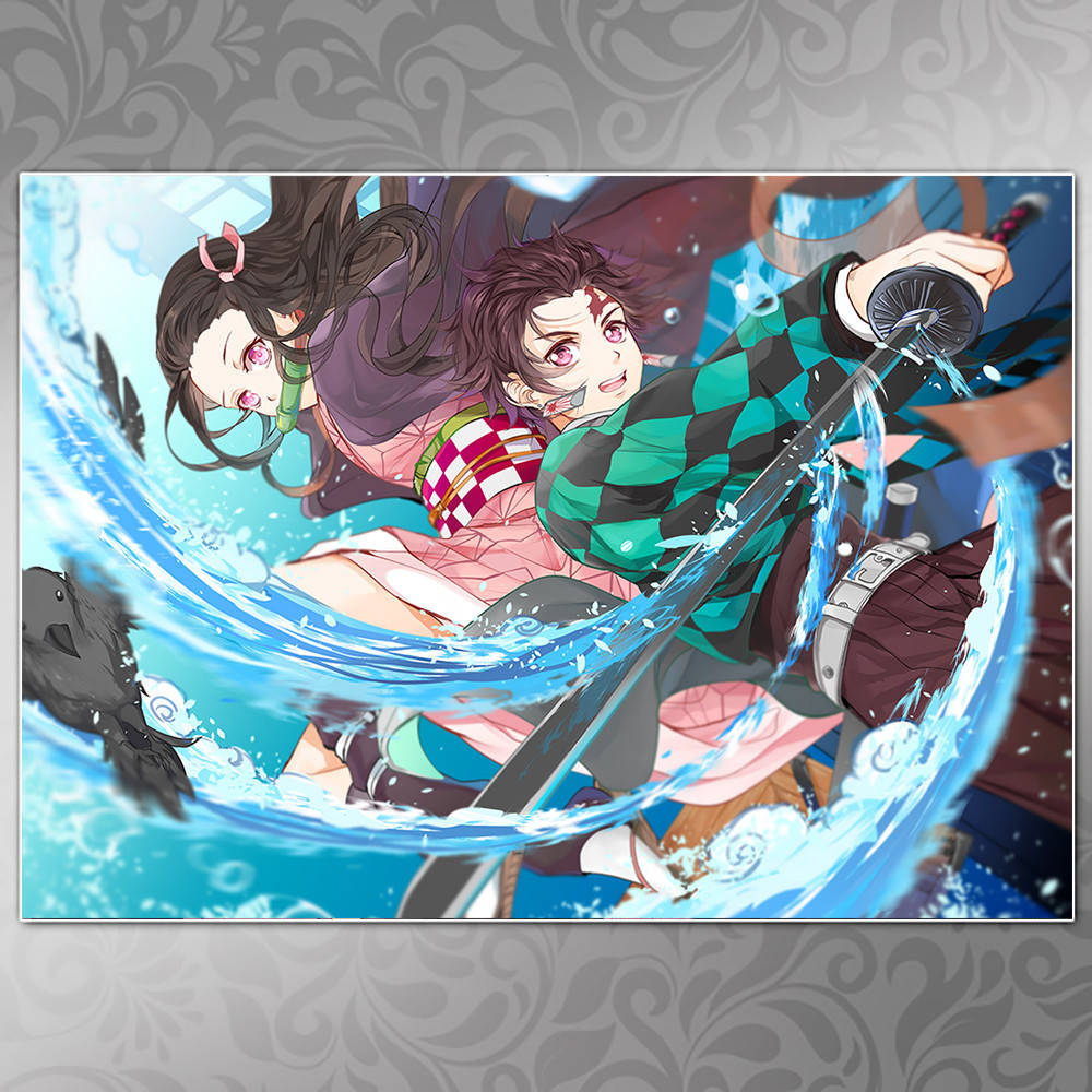 

Плакат Аниме Kimetsu no Yaiba 011