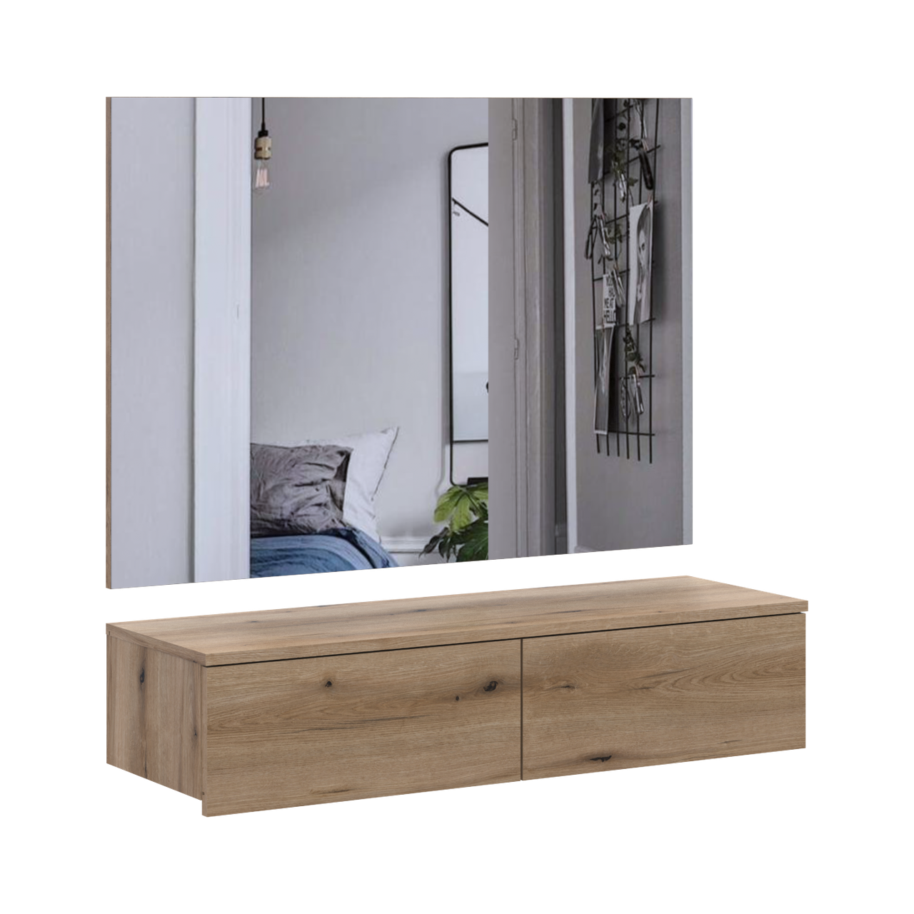 Комплект меблів Doros Левія + дзеркало Дуб Евок 100х32х100 (42005239) 5