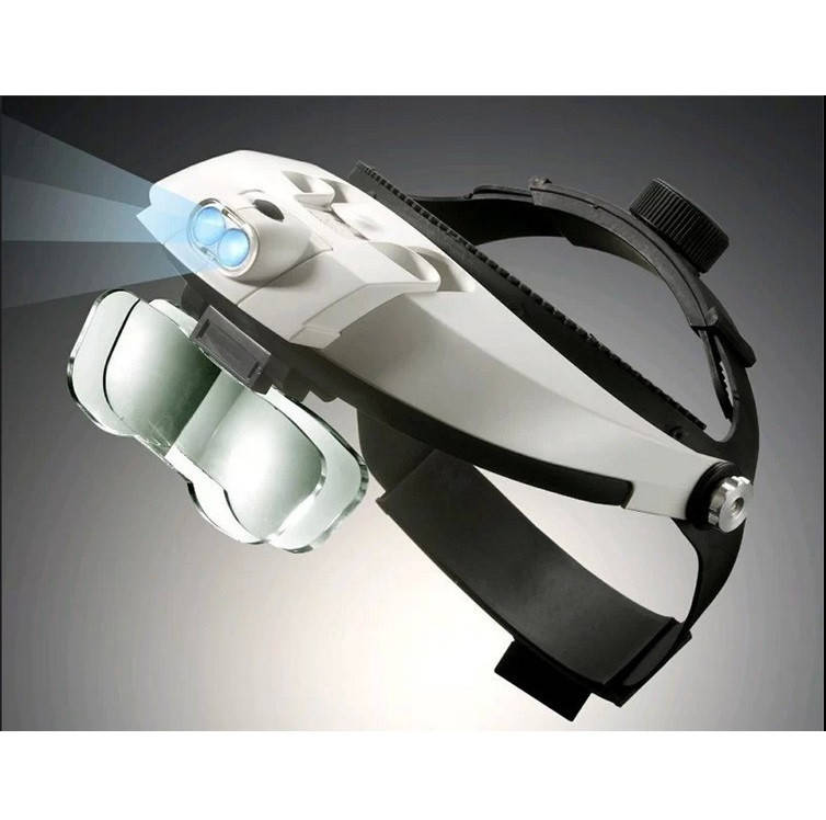 

Бинокулярная лупа Magnifier 81001-H LED 1x-6x