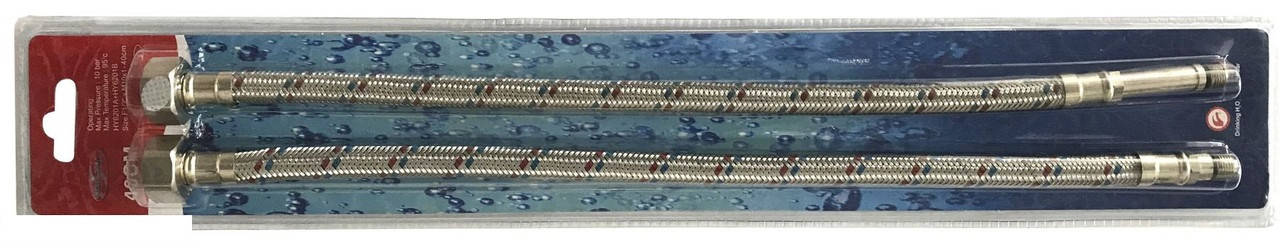 

Шланги для смесителей Solomon HY6201 A+B М10х1/2" 0,5 м ПАРА в блистере