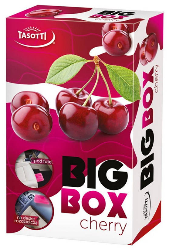 

Ароматизатор в машину, под сиденье Tasotti Big Box Cherry (Вишня) 58g (95113)