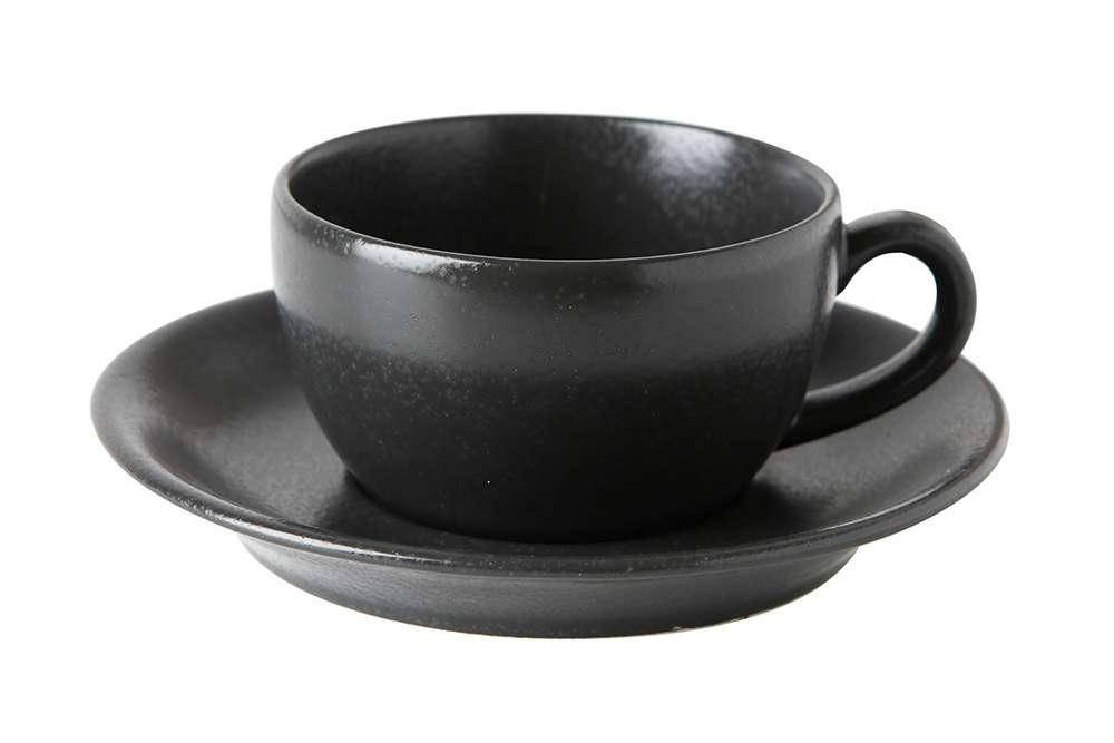 

Porland Seasons Black Чашка чайная с блюдцем 207 мл, Черный
