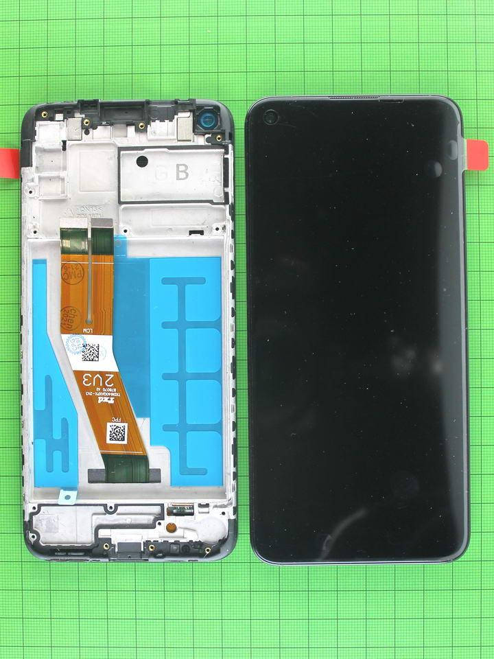 

Дисплей Samsung Galaxy A11 з сенсором, панелью чорний self-welded, Черный