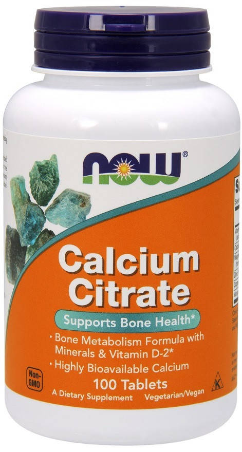 

Цитрат кальция Now Foods - Calcium Citrate (100 таблеток)