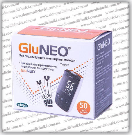 

Тест-полоски ГлюНео (GluNeo), 50 шт.
