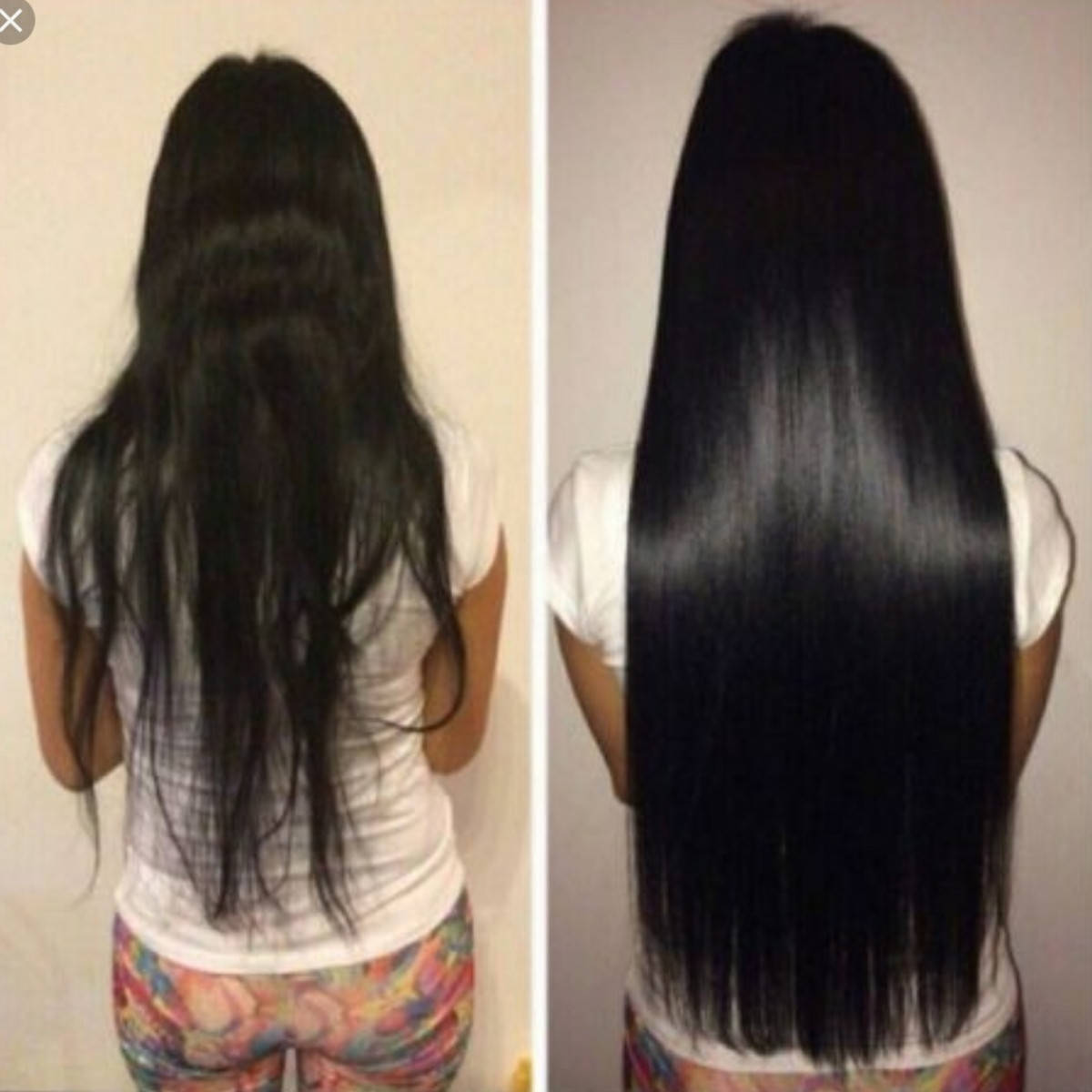 

Накладные волосы на заколках чёрные